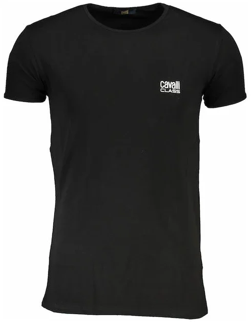 Φωτογραφία προϊόντος: Cavalli Class - Ανδρική Μπλούζα T-Shirt Κοντομάνικη Regular Fit QXO03AJD003-05051 Μαύρο