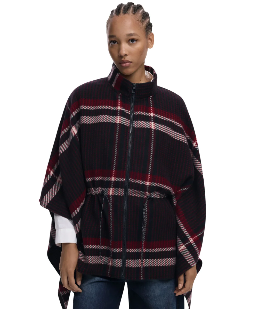 Φωτογραφία προϊόντος: Desigual - Γυναικείο Πόντσο Regular Fit 25WAIA11-2000 Μαύρο
