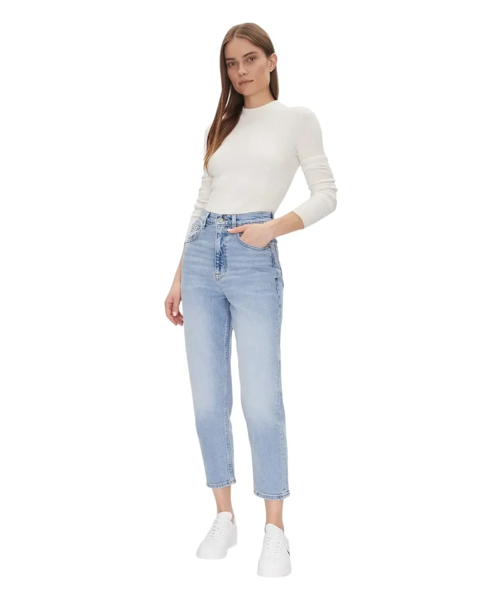 Φωτογραφία προϊόντος: Tommy Hilfiger - Γυναικείο Jean Mom Uh Tpr DW0DW20041-1AB Μπλε