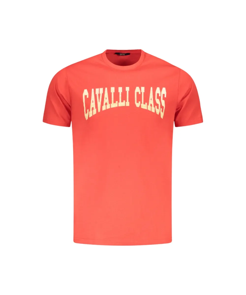 Φωτογραφία προϊόντος: Cavalli Class - Ανδρική Μπλούζα T-Shirt Κοντομάνικη Short Sleeve TXT61AJD060-02000 Κόκκινο