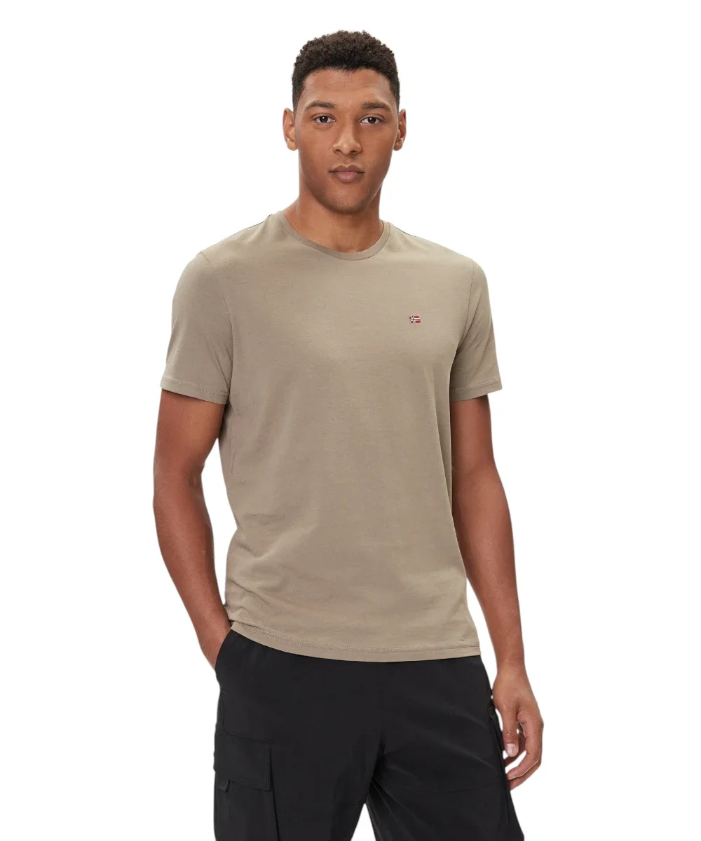 Φωτογραφία προϊόντος: Napapijri - Ανδρικό T-shirt Salis Ss Sum Regular Fit NP0A4H8D-N1T Χακί