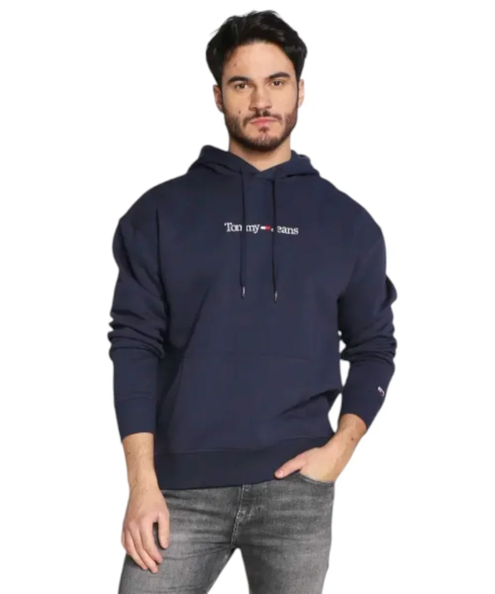 Φωτογραφία προϊόντος: Tommy Hilfiger - Ανδρικό Φούτερ Hoodie Reg Linear Regular Fit DM0DM15013-C87 Μπλε Σκούρο