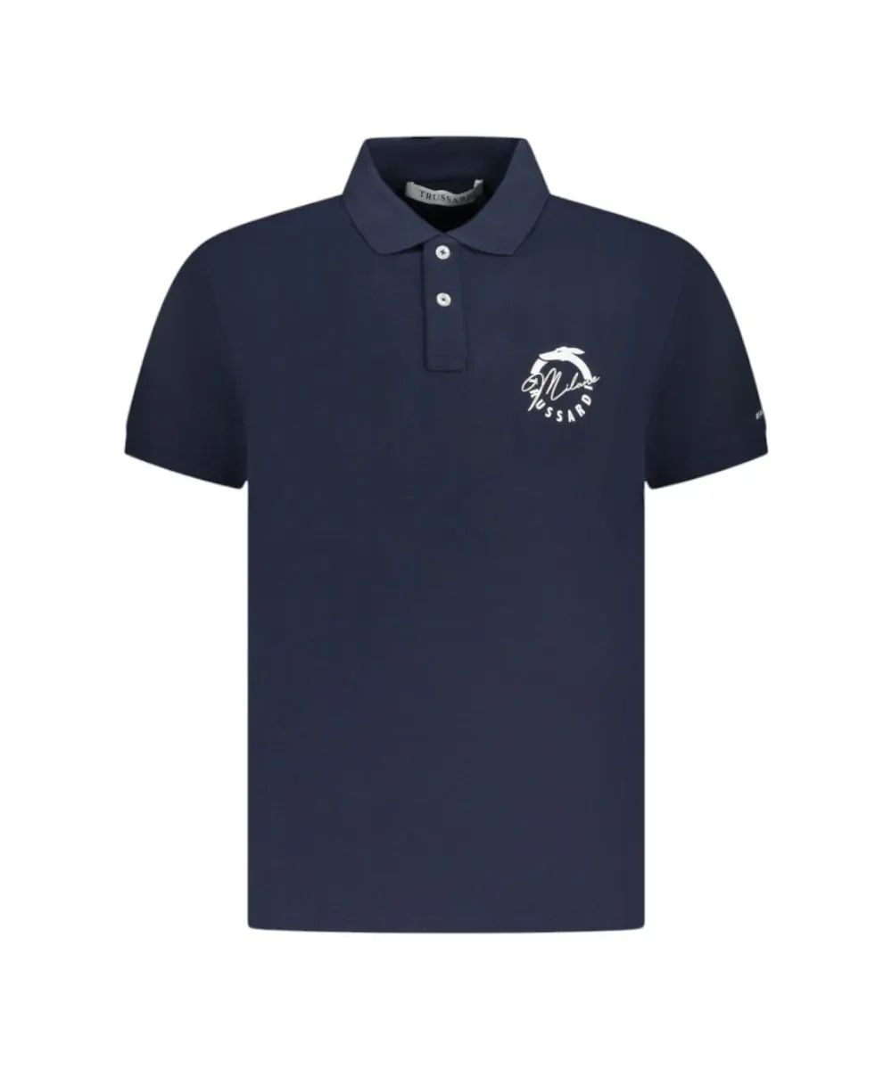 Φωτογραφία προϊόντος: Trussardi Jeans - Ανδρικό T-Shirt Polo Beachwear TRU25MPL01-09NAVY Μπλε Ναυτικό