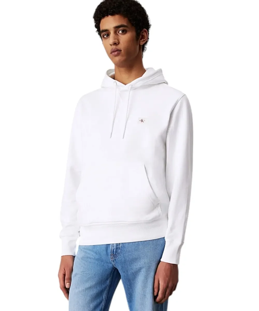 Φωτογραφία προϊόντος: Calvin Klein - Woven Label Hoodie Φούτερ J30J327113-YAF Λευκό