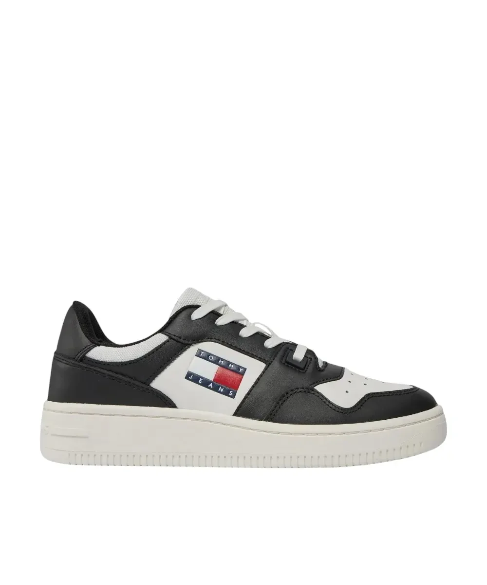 Φωτογραφία προϊόντος: Tommy Hilfiger - Γυναικεία Sneakers Retro Basket EN0EN02505-0GS Μαύρo/Λευκό