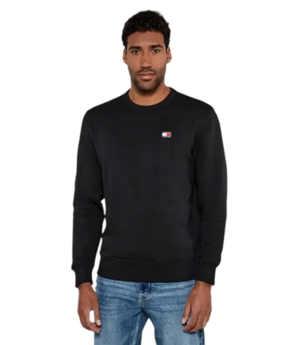 Φωτογραφία προϊόντος: Tommy Hilfiger - Ανδρική Μπλούζα Φούτερ Reg Badge Crew Ext DM0DM20660-BDS Μαύρο