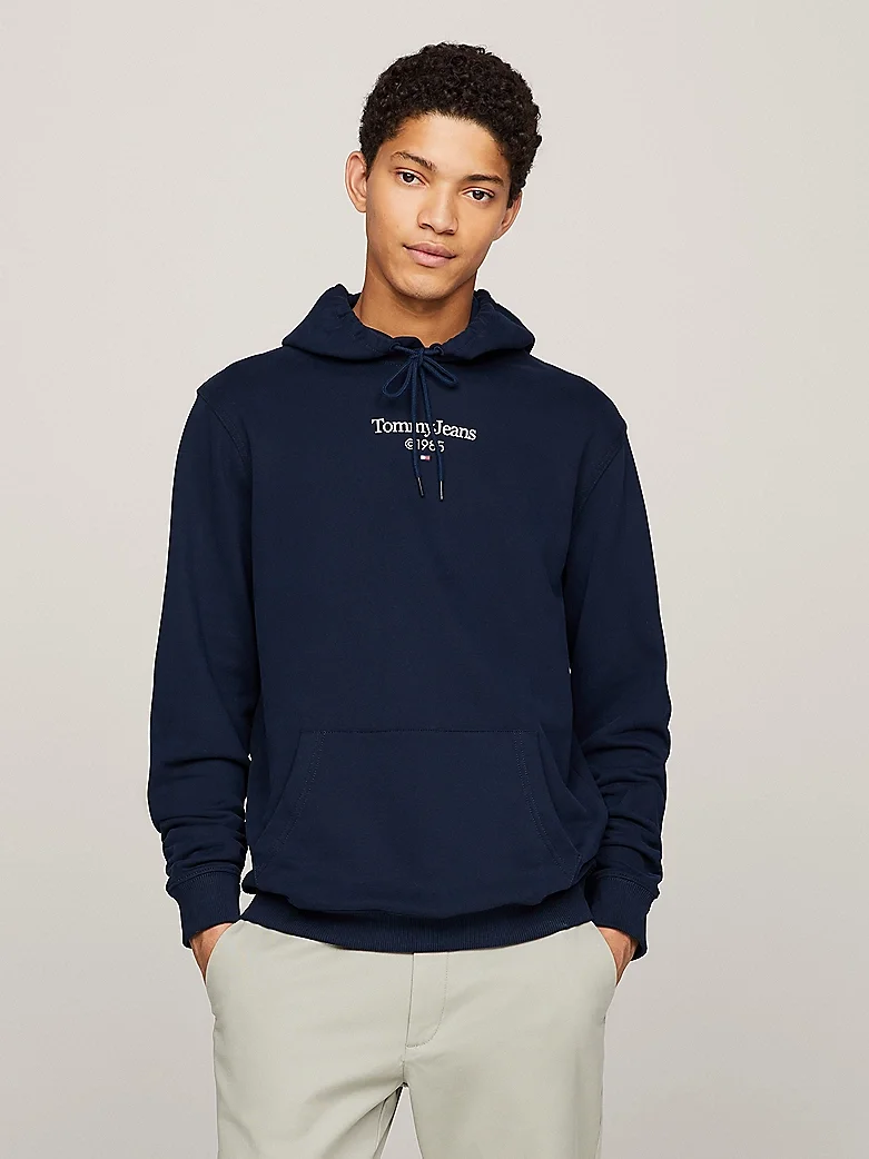Φωτογραφία προϊόντος: Tommy Hilfiger - Ανδρικό Φούτερ με Κουκούλα DM0DM18610-C1G Μπλε