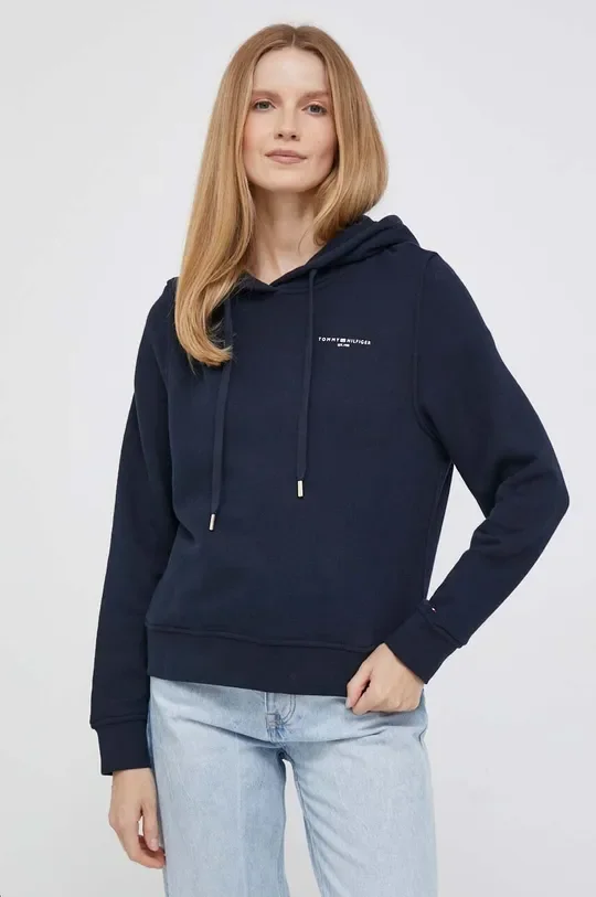 Φωτογραφία προϊόντος: Tommy Hilfiger - Γυναικείo Φούτερ με Κουκούλα 1985 Collection Hoody WW0WW40274-DW5- Μπλε Σκούρο