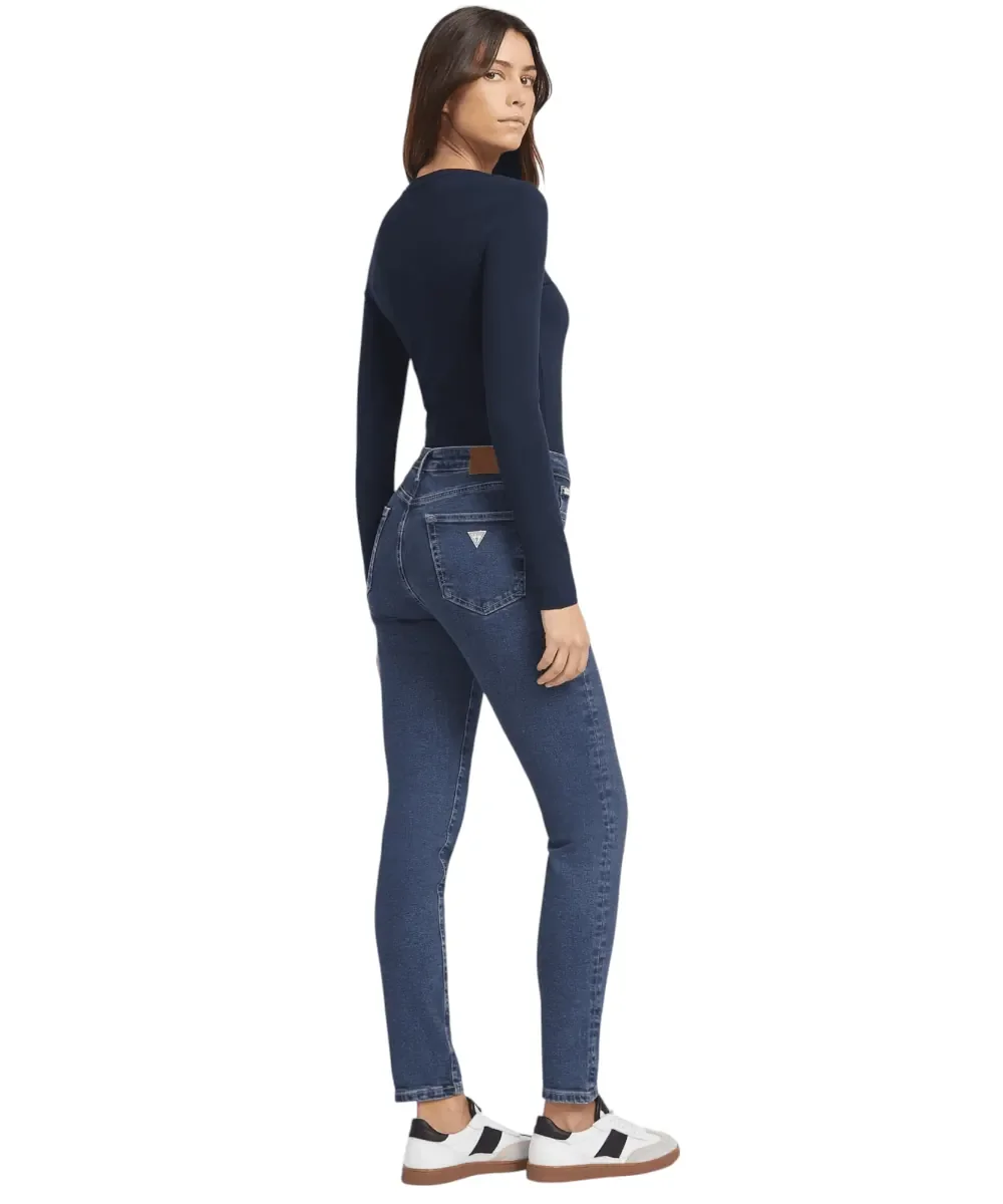 Φωτογραφία προϊόντος: Guess - Γυναικείο τζιν G05 skinny με ψηλή μέση W4YA92D5CB2-M3DW Μπλε