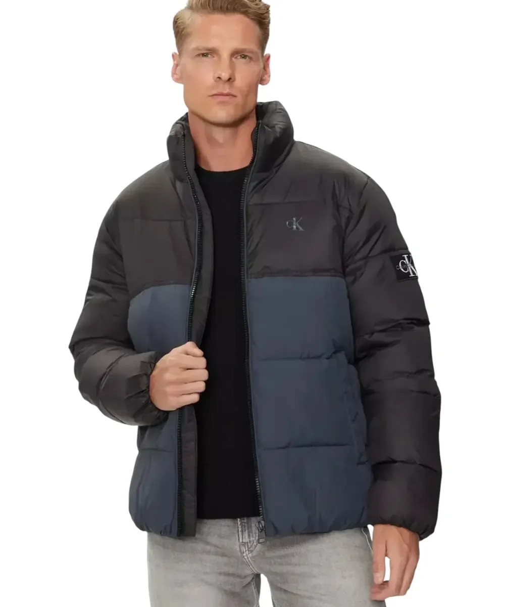 Φωτογραφία προϊόντος: Calvin Klein - Ανδρικό Μπουφάν Colour Block Non Down Jacket J30J325584-PPK Μπλε Σκούρο