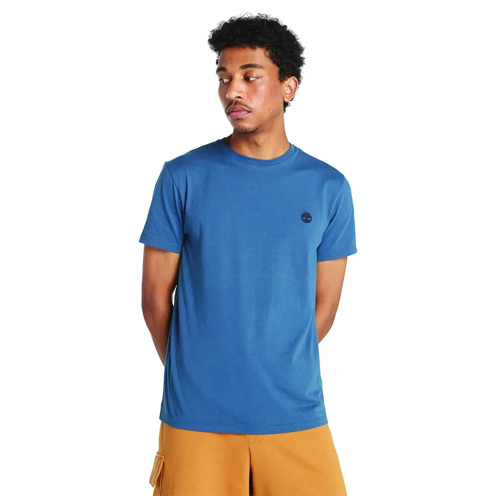 Φωτογραφία προϊόντος: Timberland - Ανδρικό T-shirt με Λογότυπο Oyster River Logo Tee TB0A2BR3-288 Μπλε