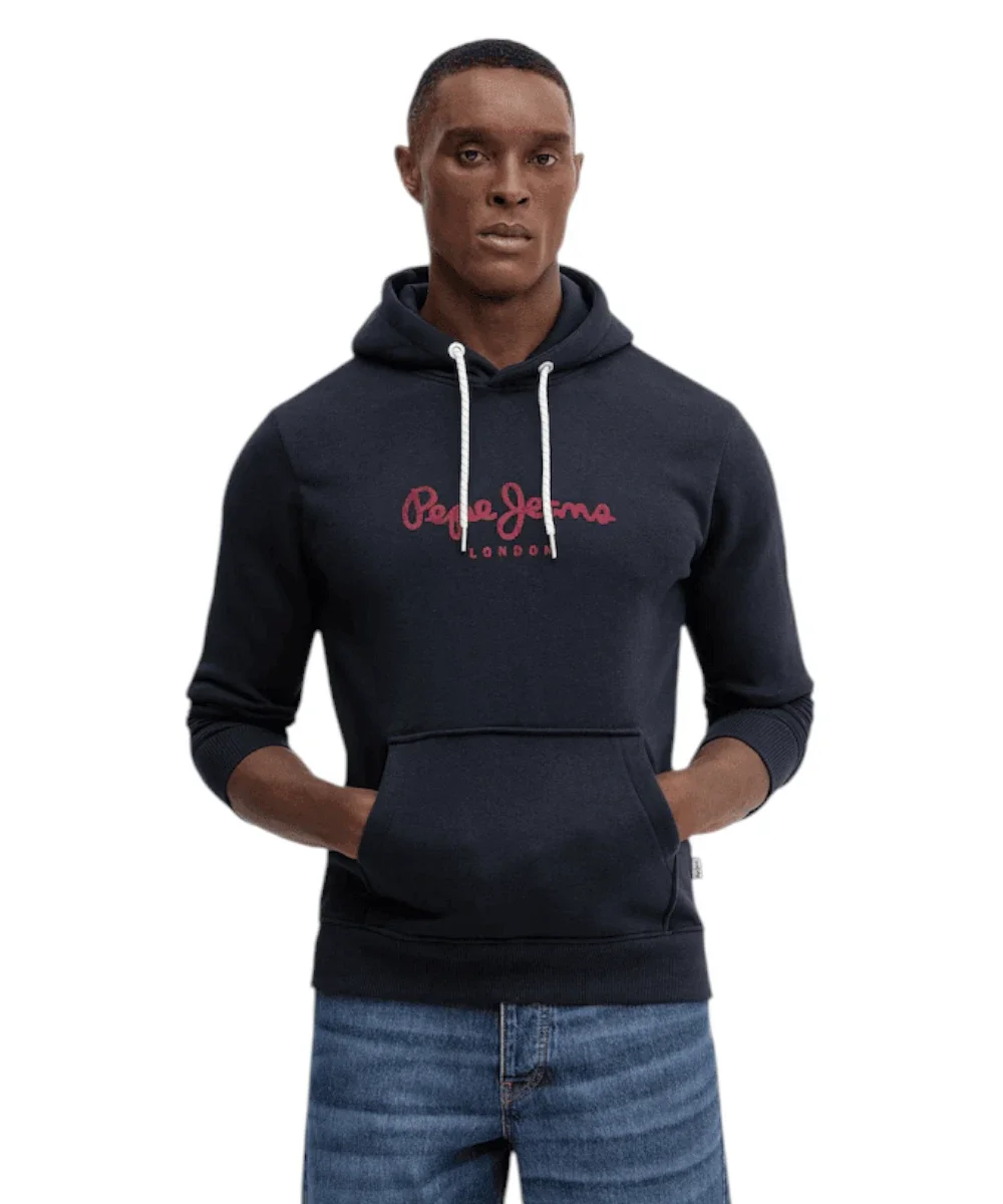 Φωτογραφία προϊόντος: Pepe Jeans - Ανδρικό Φούτερ Hoodie Mac Beth PM5800009-594 Μπλε Σκούρο