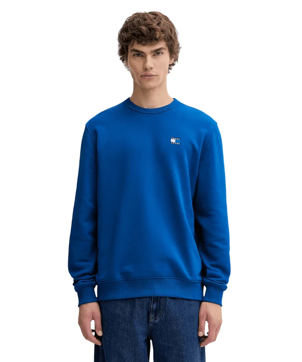 Φωτογραφία προϊόντος: Tommy Hilfiger - Ανδρική Μπλούζα Φούτερ Reg Badge Crew Ext DM0DM20660-0GZ Μπλε