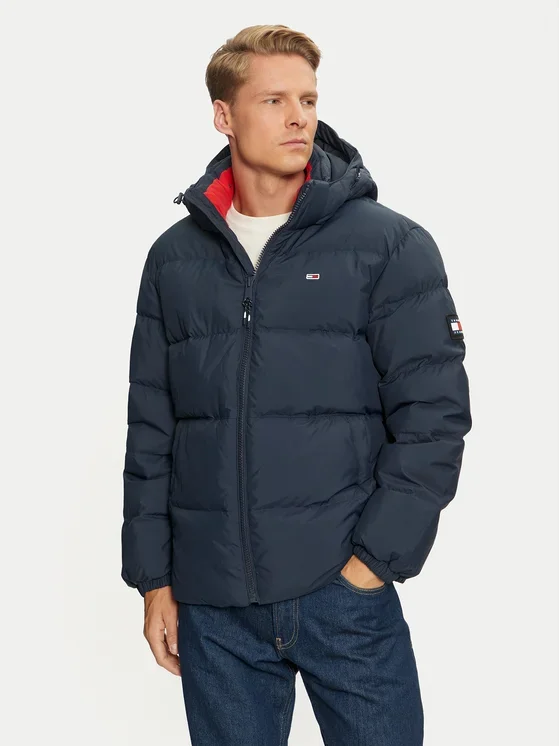 Φωτογραφία προϊόντος: Tommy Hilfiger - Ανδρικό Αδιάβροχο Μπουφάν Tjm Essential Down Regular Fit DM0DM19786-C1G Μπλε