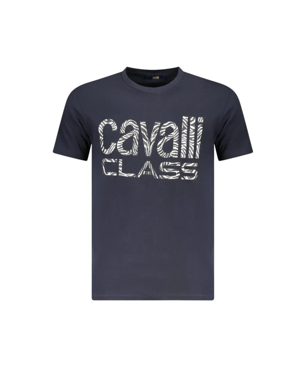 Φωτογραφία προϊόντος: Cavalli Class - Ανδρική Μπλούζα T-Shirt Short Sleeve TXT61DJD060-04502 Μπλε