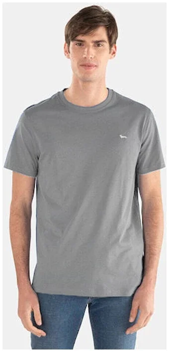 Φωτογραφία προϊόντος: Harmont&Blaine Harmont & Blaine - Ανδρικό T-shirt Κοντομάνικο Μονόχρωμο Regular Fit INJ001021223-915 Γκρι
