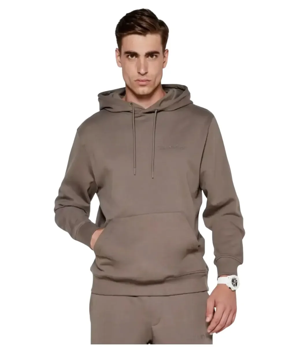 Φωτογραφία προϊόντος: Calvin Klein - Ανδρικό Φούτερ Institutional Regular Fit J30J326404-PBX Καφέ