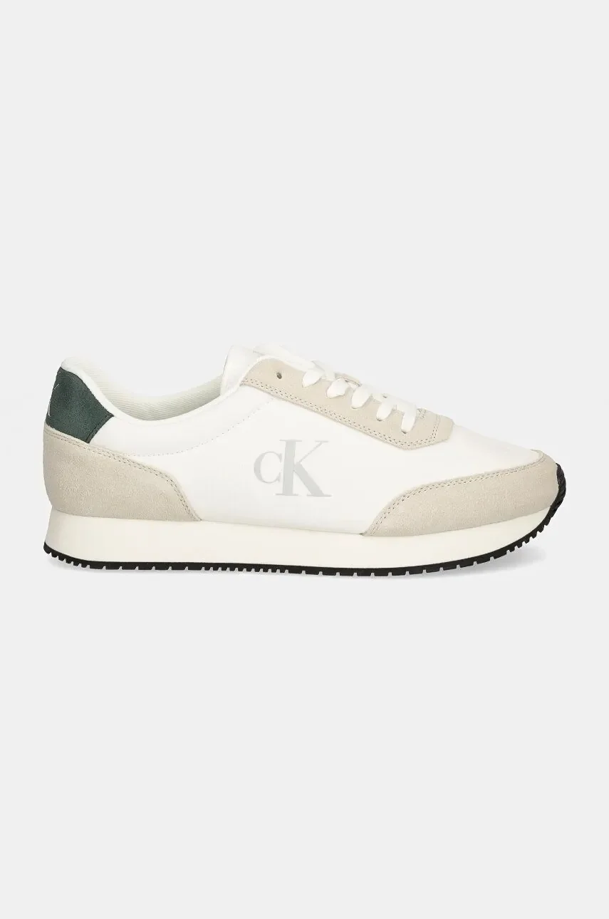 Φωτογραφία προϊόντος: Calvin Klein - Ανδρικά Sneakers Retro Runner Iconic Snk YM0YM01119-0LD Λευκό