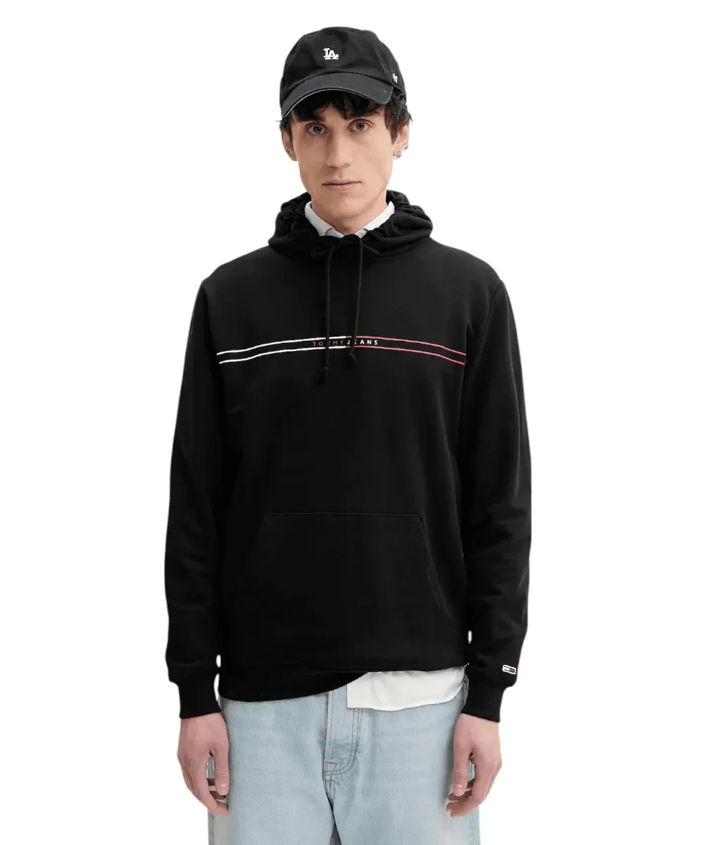Φωτογραφία προϊόντος: Tommy Hilfiger - Ανδρικό Φούτερ Regular Entry Graphic Hoodie DM0DM20847-BDS Μαύρο