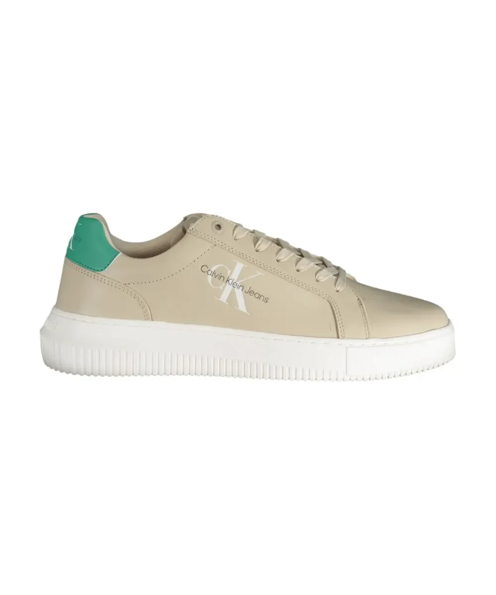Φωτογραφία προϊόντος: Calvin Klein - Cupsole Mono Lth Ανδρικά Chunky Sneakers YM0YM00681-0H8 Μπεζ