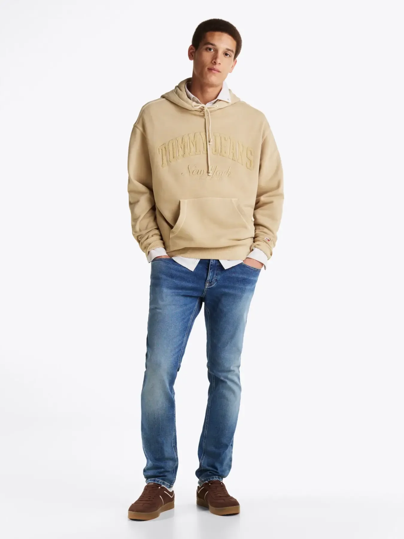 Φωτογραφία προϊόντος: Tommy Hilfiger - Ανδρικό Παντελόνι Τζιν Ελαστικό Scanton Slim Fit DM0DM20535-1A5 Μπλε