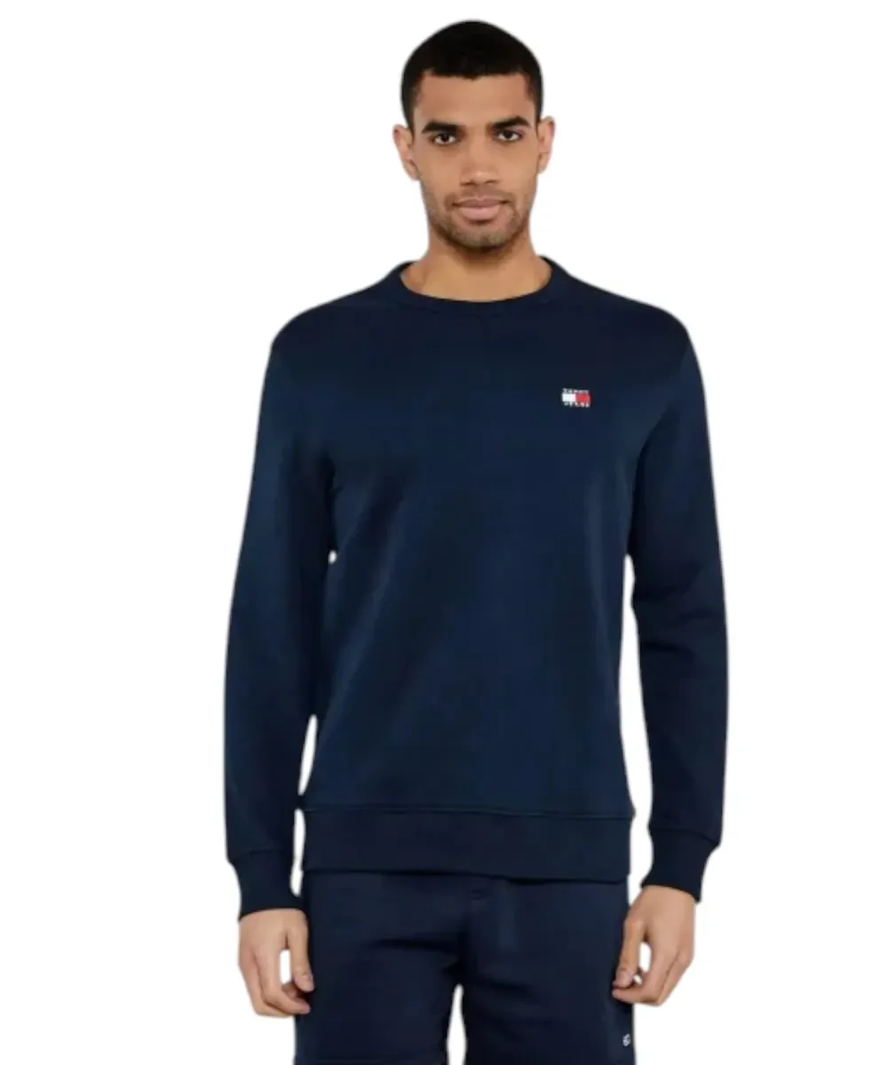 Φωτογραφία προϊόντος: Tommy Hilfiger - Ανδρική Μπλούζα Φούτερ Reg Badge Crew Ext DM0DM20660-C1G Μπλε Σκούρο