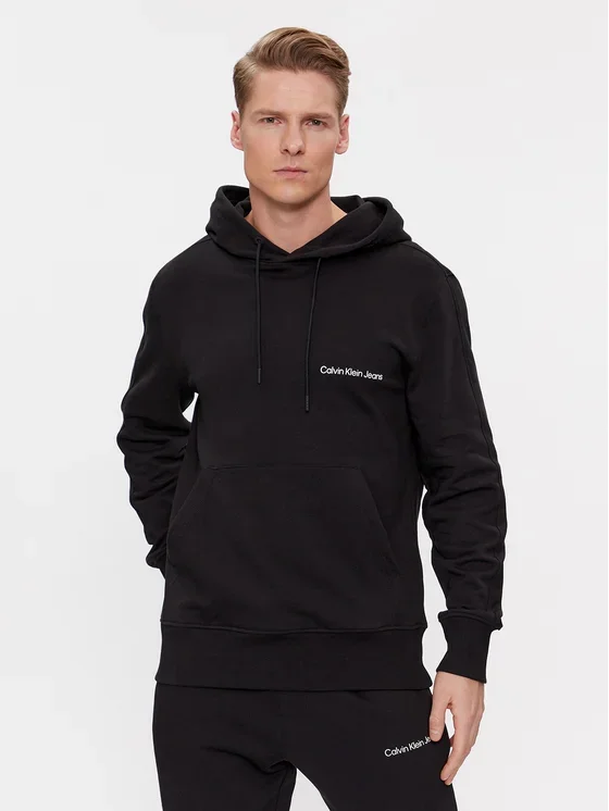 Φωτογραφία προϊόντος: Calvin Klein - Institutional Ανδρικό Φούτερ Regular Fit J30J324620-BEH Μαύρο
