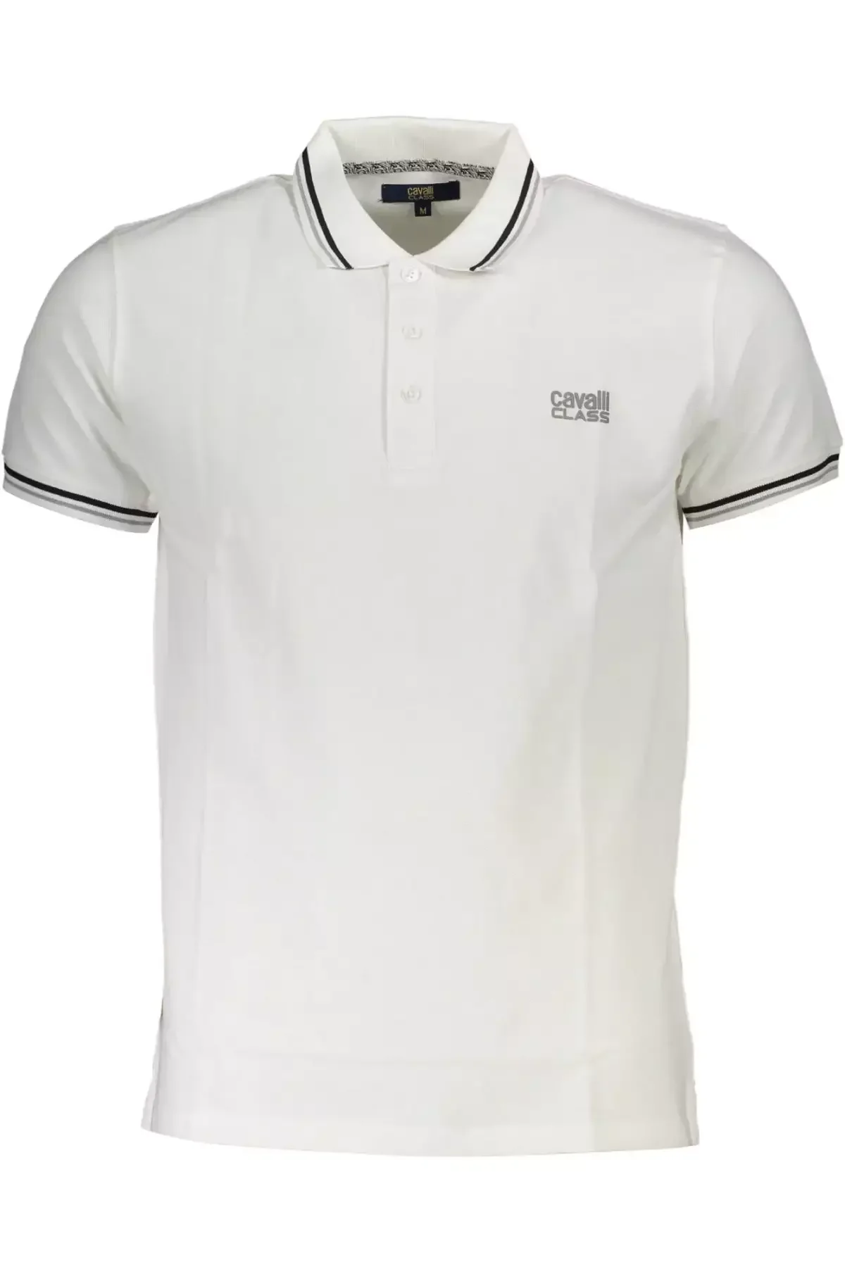 Φωτογραφία προϊόντος: Cavalli Class - Ανδρικό Polo T-shirt QXT64TKB002-00053 Λευκό