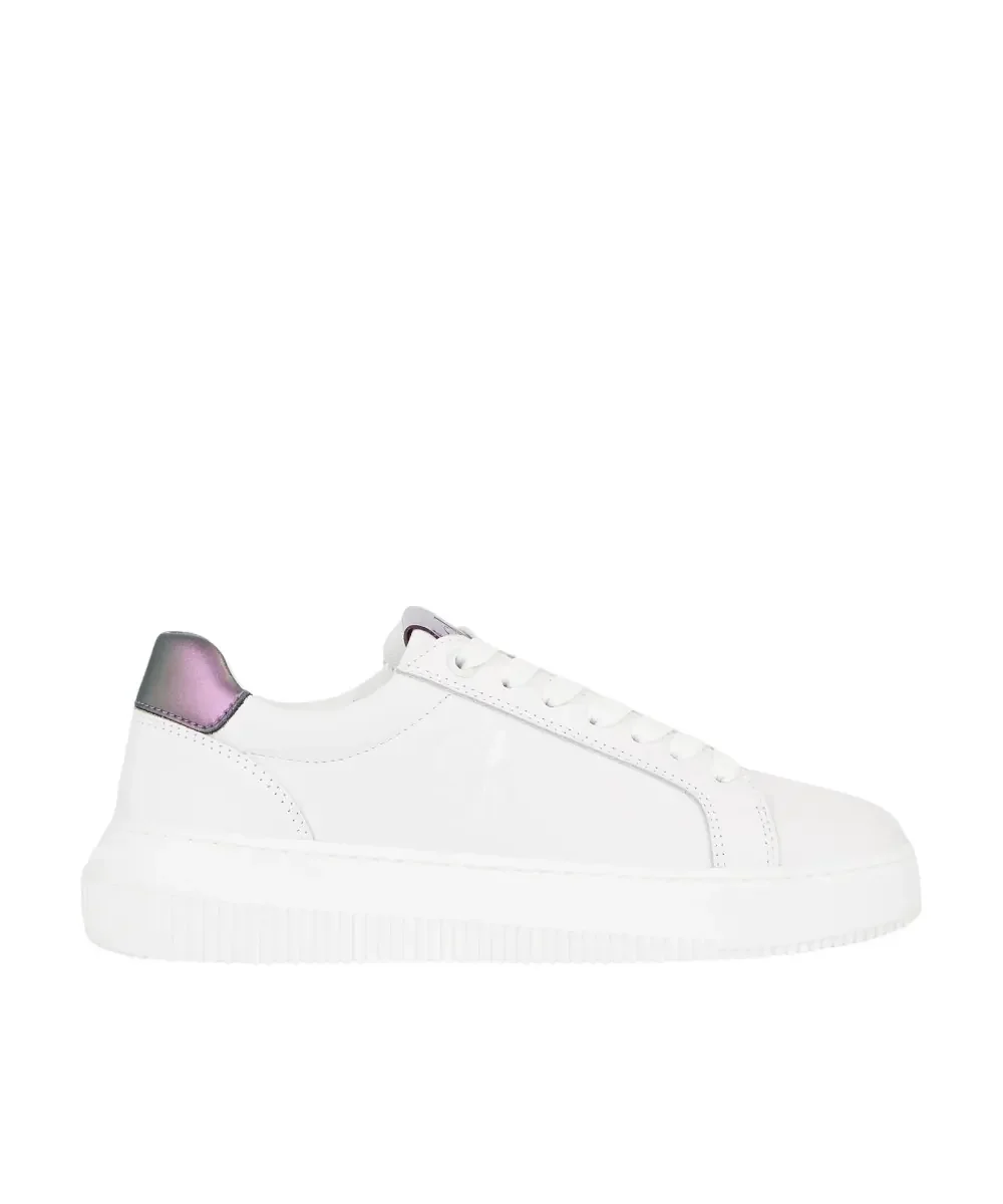 Φωτογραφία προϊόντος: Tommy Hilfiger Calvin Klein - Γυναικεία Sneakers Chunky Cupsole Laceup Lth Wn YW0YW01202-01W Λευκό