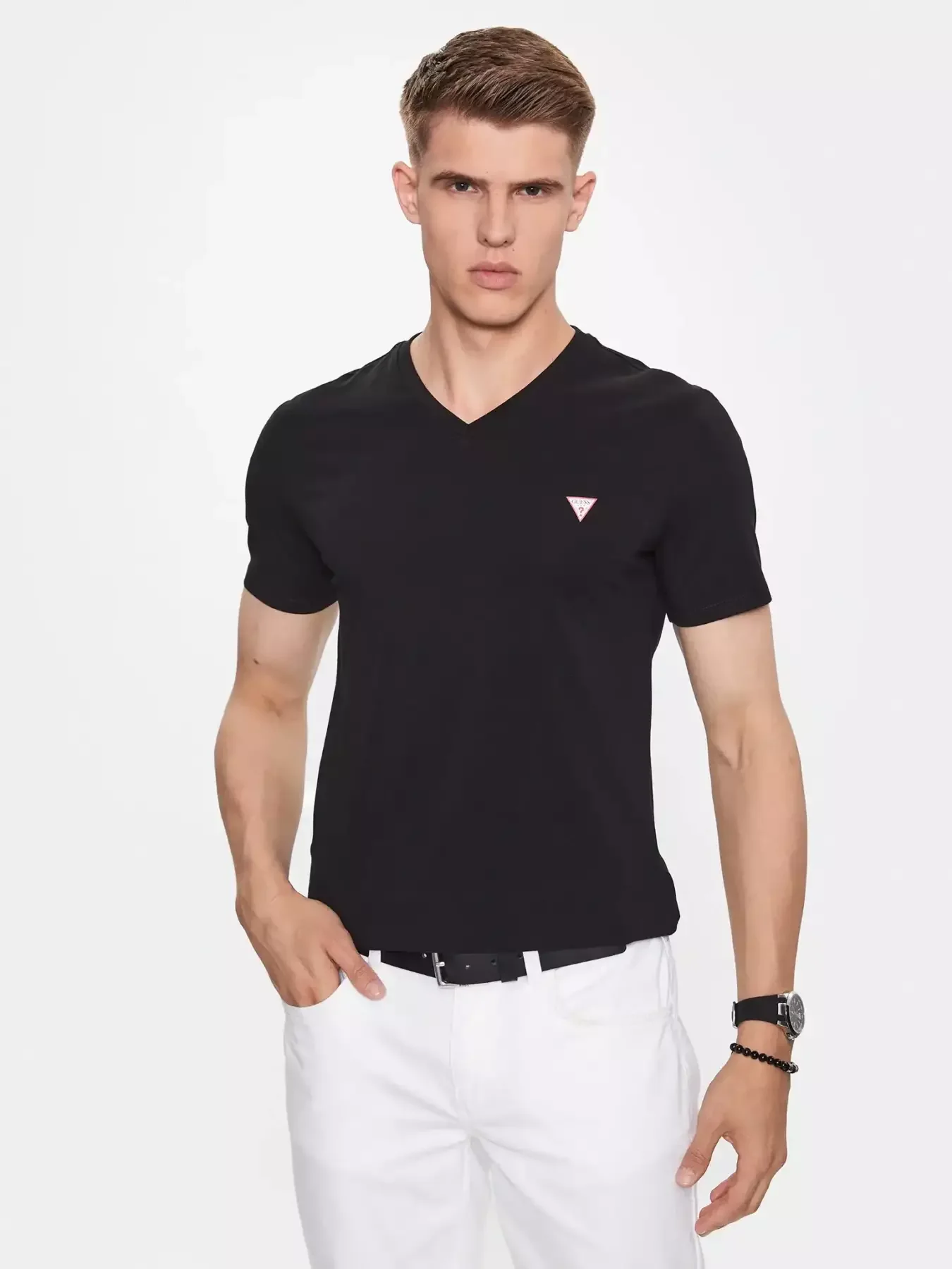 Φωτογραφία προϊόντος: Guess - Ανδρικό T-shirt Slim Fit M2YI32J1314-JBLK Μαύρο