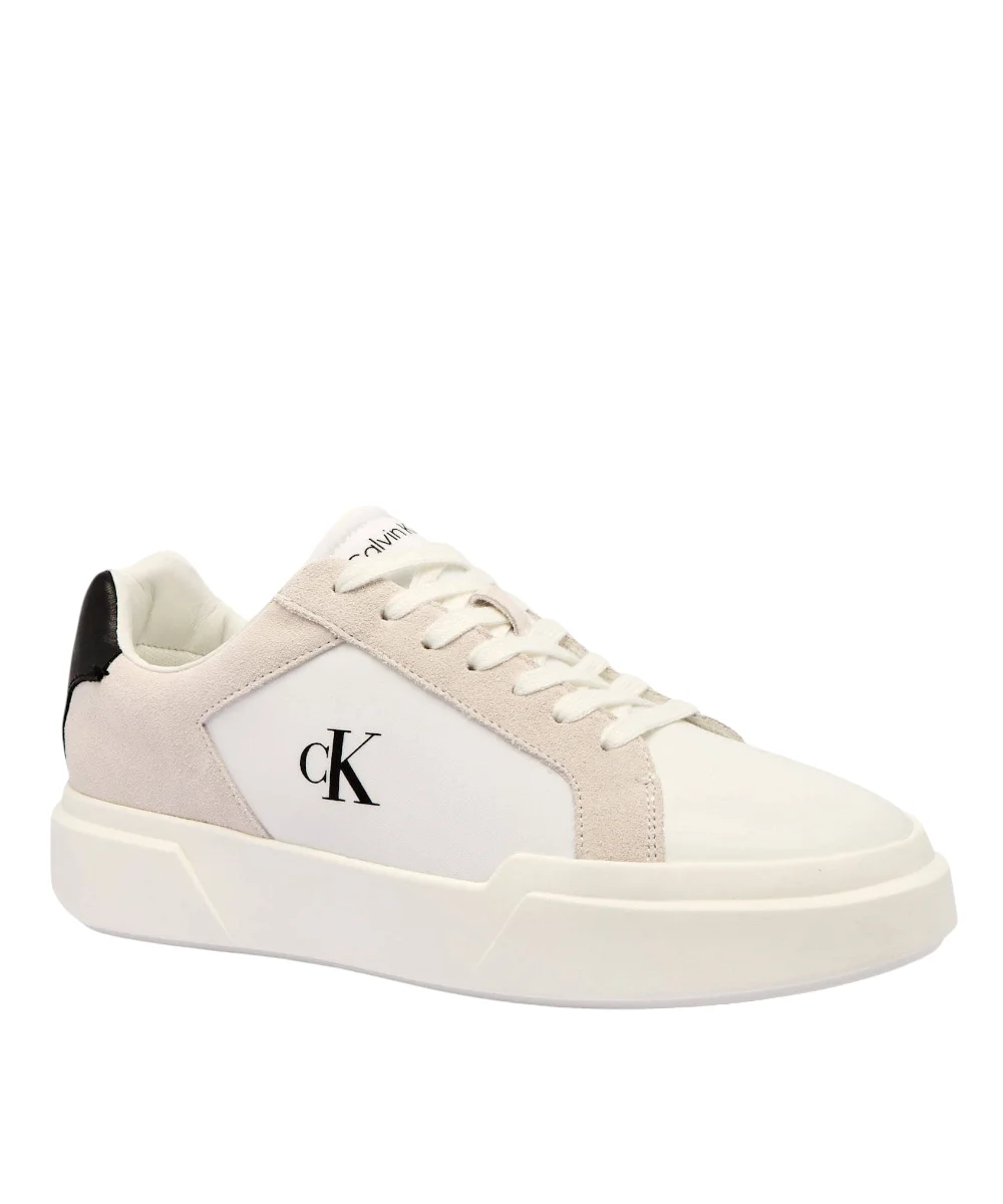 Φωτογραφία προϊόντος: Calvin Klein - Ανδρικά Δερμάτινα Sneakers Chunky YM0YM01348-01W Εκρού