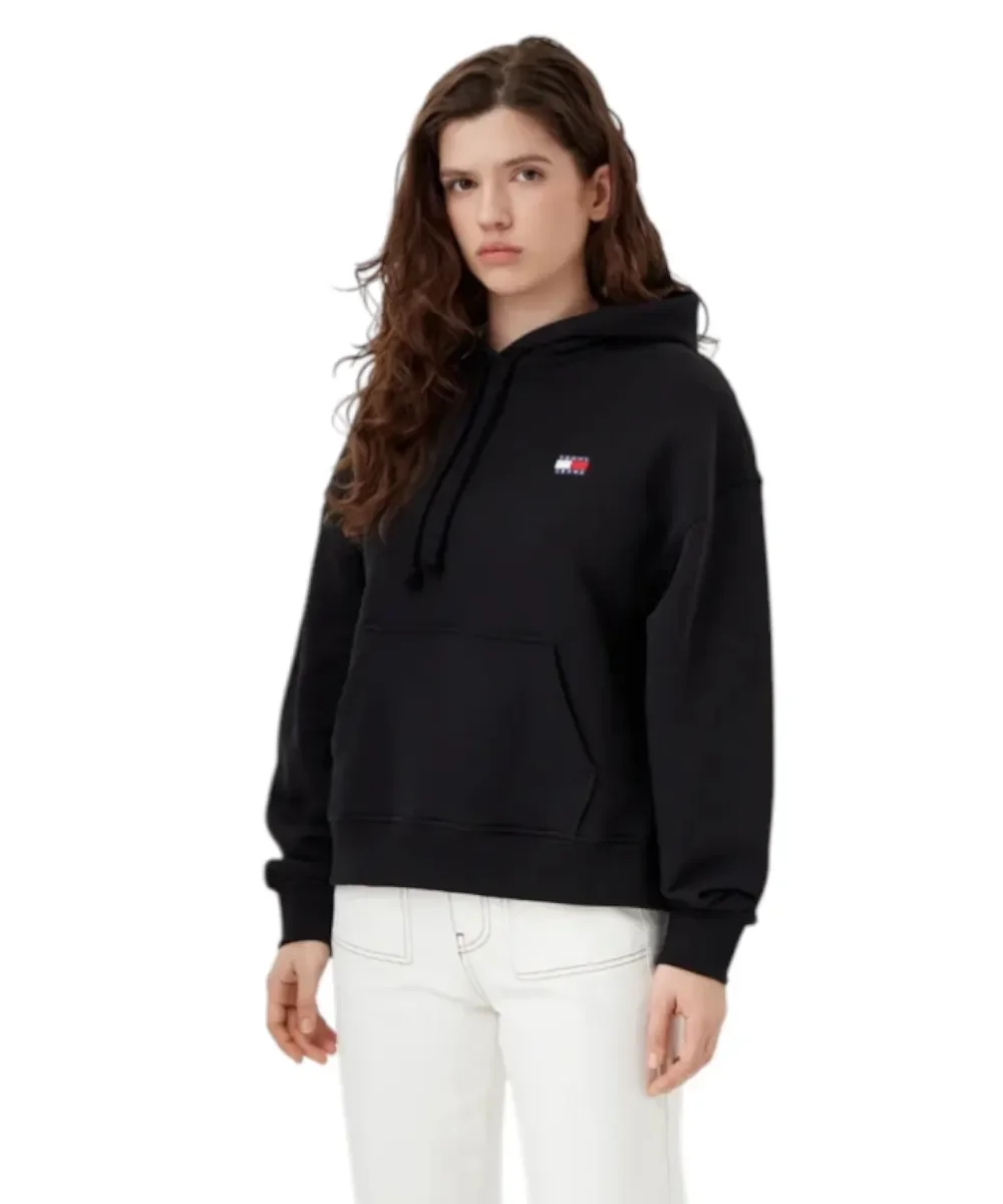 Φωτογραφία προϊόντος: Tommy Hilfiger - Γυναικείο Φούτερ Badge Regular Fit DW0DW19414-BDS Μαύρο