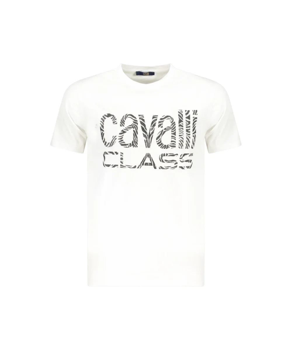 Φωτογραφία προϊόντος: Cavalli Class - Ανδρική Μπλούζα T-Shirt Short Sleeve TXT61DJD060-00533 Λευκό
