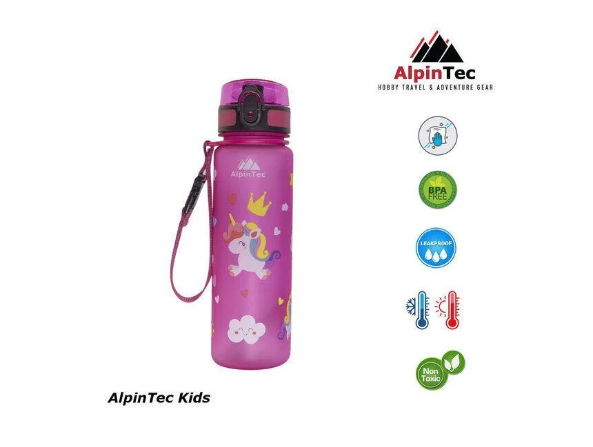 Φωτογραφία προϊόντος: AlpinTec AlpinPro Παγούρι Ροζ Μονόκερος 500ml Kids