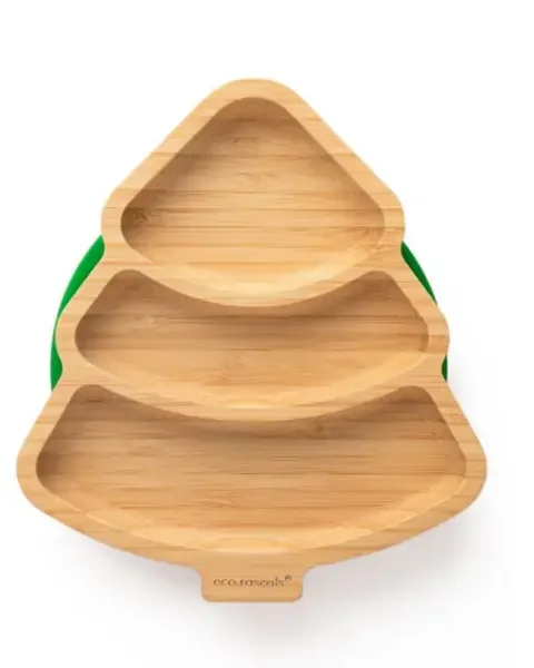 Φωτογραφία προϊόντος: ECO RASCALS Tree Πιάτο Bamboo Με Χωρίσματα Και Σιλικόνη Πράσινο 6+ 1τμχ