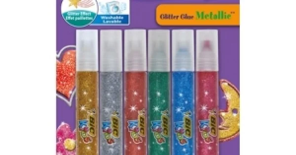 Φωτογραφία προϊόντος: UHU ΚΟΛΛΑ BIC KIDS GLITTER SHINY ΣΕΤ 6 ΧΡΩΜΑΤΩΝ (Χ10,5ml)