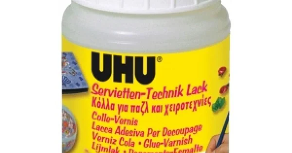Φωτογραφία προϊόντος: ΚΟΛΛΑ UHU GLUE VARNISH 150ml (47435)