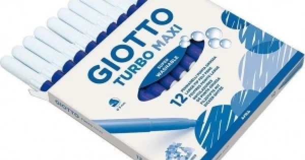 Φωτογραφία προϊόντος: ΜΑΡΚΑΔΟΡΟΙ GIOTTO TURBO MAXI 12ΧΡΩΜΑΤΩΝ ΜΠΛΕ 456032