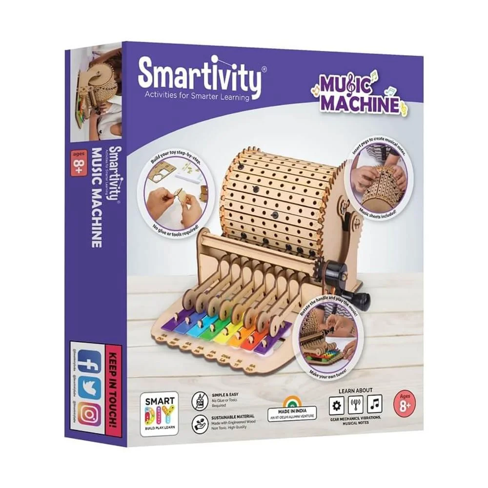 Φωτογραφία προϊόντος: Smartivity DIY κατασκευή Μουσικός Μηχανισμός - Μεταλλόφωνο με καβίλιες για...