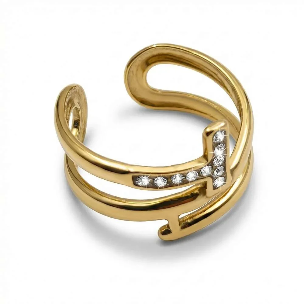 Φωτογραφία προϊόντος: OEM Gold shine ring γυναικείο δαχτυλίδι