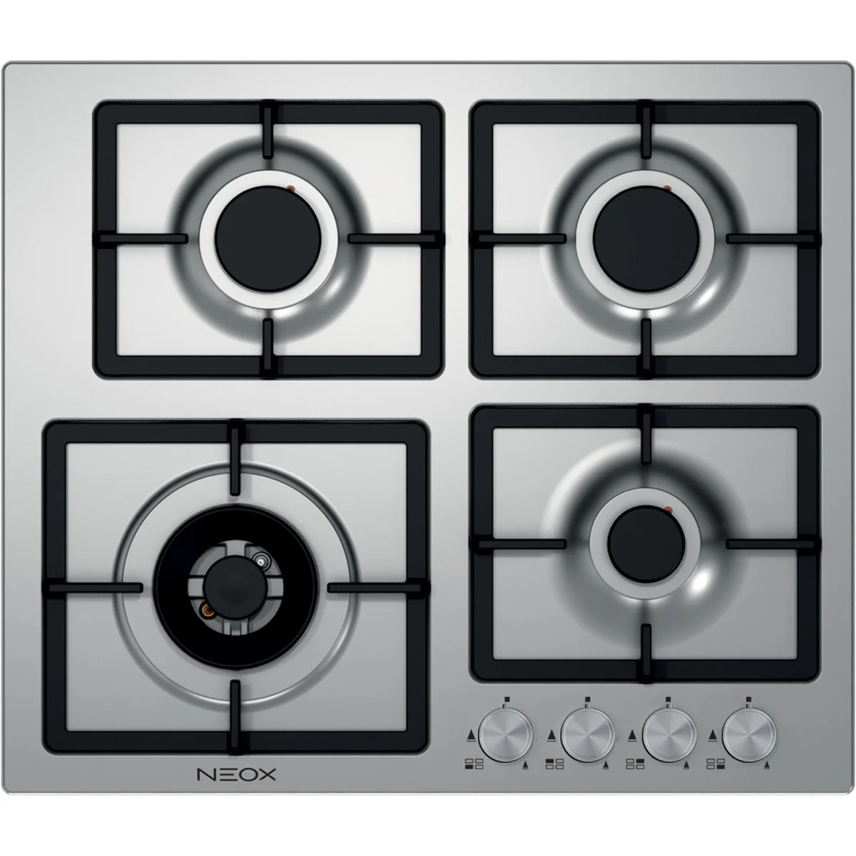 Φωτογραφία προϊόντος: Bertazzoni NEOX FQ604VTGLΧ GPL Εστία Αερίου 60cm Inox