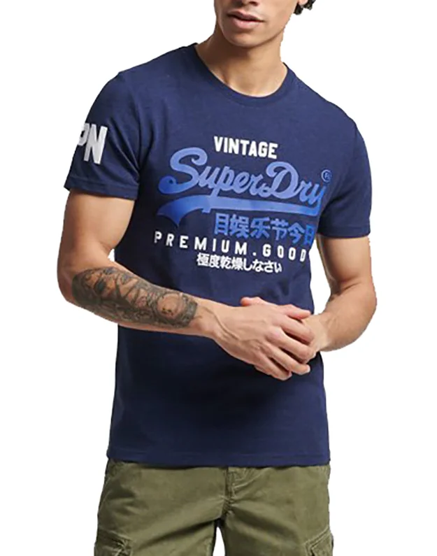 Φωτογραφία προϊόντος: Superdry Ανδρική Μπλούζα "VL TEE MW" Μπλε (M1011343A-4AY) (80% Βαμβάκι - 20% Πολυεστέρας)