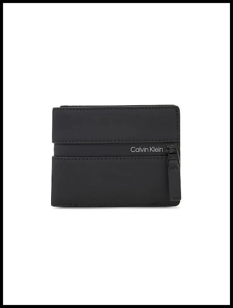 Φωτογραφία προϊόντος: CALVIN KLEIN RUBBERIZED BIFOLD 5CC K50K510922, ΜΑΥΡΟ, Άνδρας
