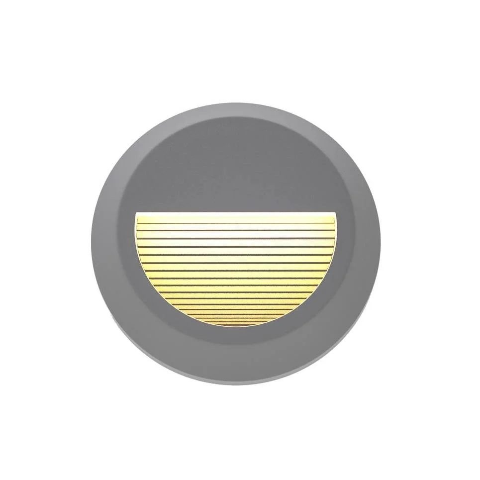 Φωτογραφία προϊόντος: it-Lighting Maroon LED 2W 3CCT Outdoor Wall Lamp Grey D:15cmx2.7cm (80201630)