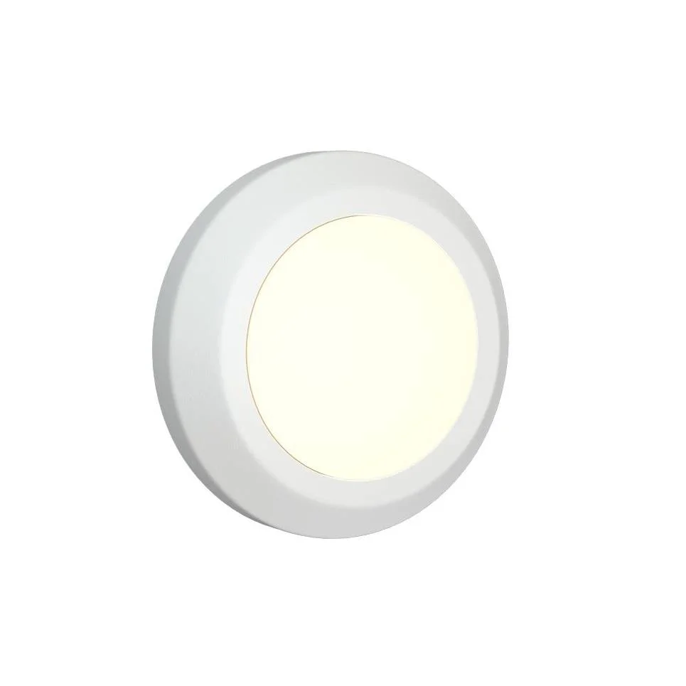 Φωτογραφία προϊόντος: it-Lighting Jocassee LED 3.5W 3CCT Outdoor Wall Lamp White D:15cmx2.7cm (80201420)