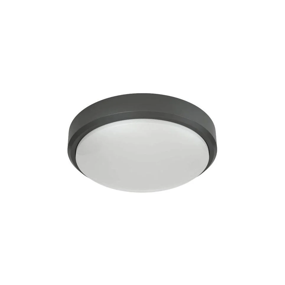 Φωτογραφία προϊόντος: it-Lighting Echo LED 15W 3CCT Outdoor Ceiling Light Anthracite D:21cmx6cm (80300240)