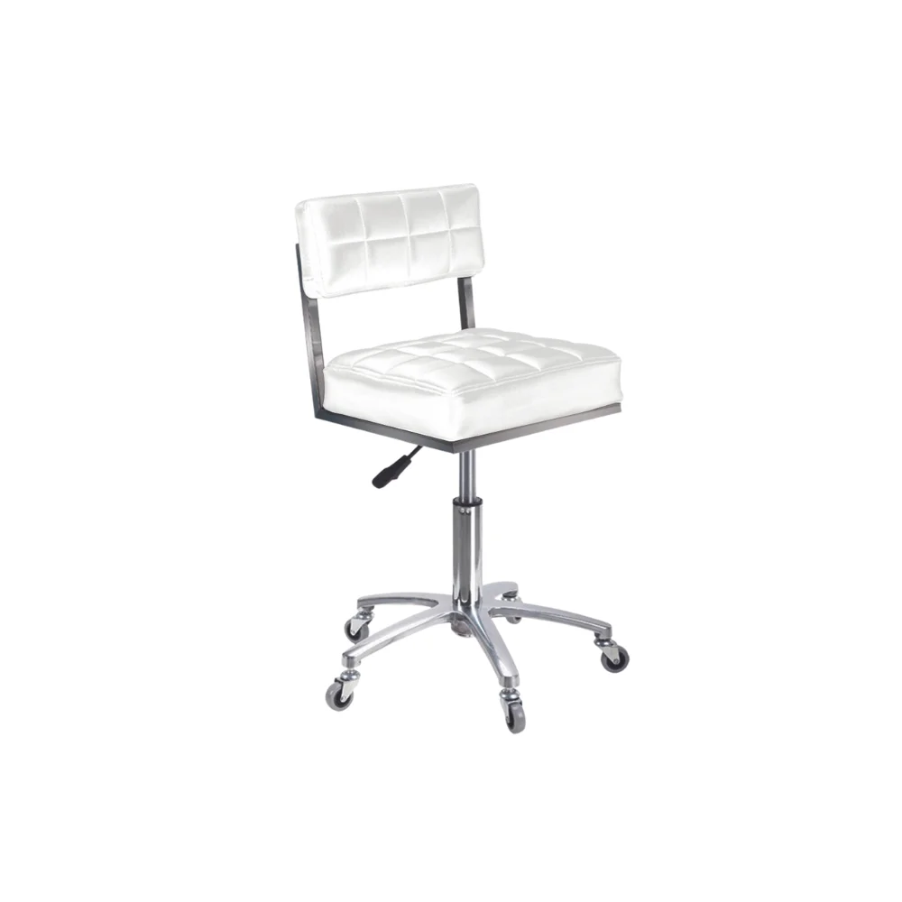 Φωτογραφία προϊόντος: Salon Pro Economy Series Stool Regina White 9259 by GL (Length: 35cm Width:35cm Height:62cm – 86cm Weight:5kgs)