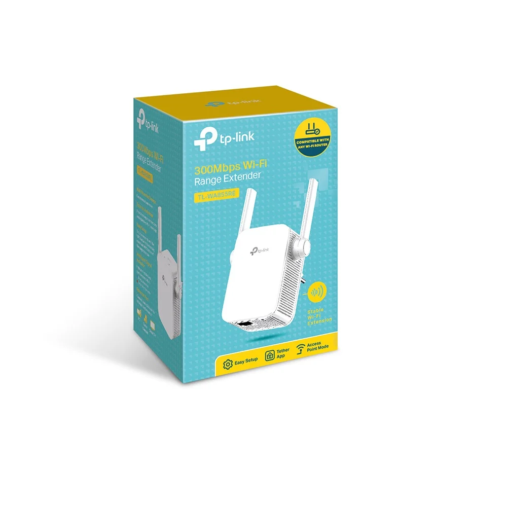 Φωτογραφία προϊόντος: ΤΡ-LΙΝΚ TP-LINK TL-WA855RE Wireless Range Extender 300Mbps Πρίζας 2 Κεραίες