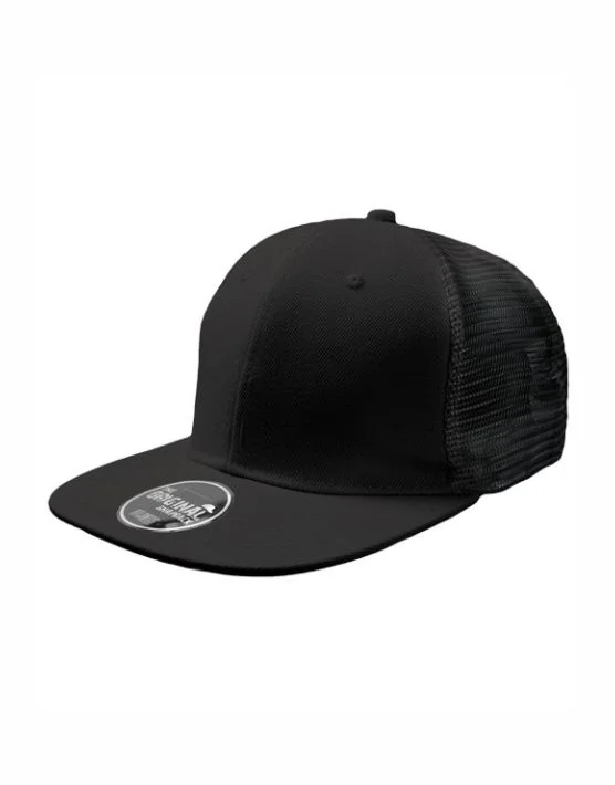 Φωτογραφία προϊόντος: TKT Black Flat jockey hat with visor | 8bl46