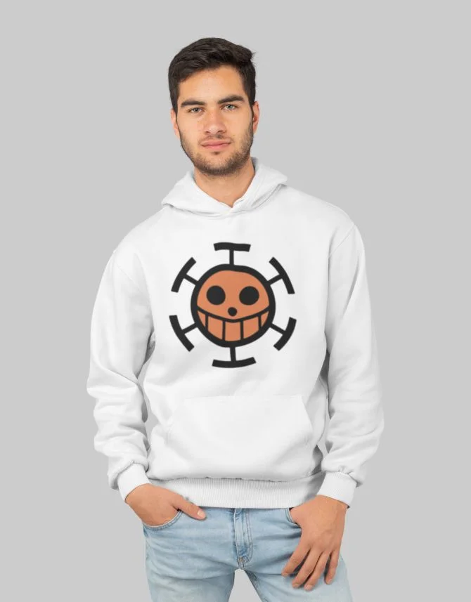 Φωτογραφία προϊόντος: ΤΚΤ One Piece Heart Pirates Φουτερ Με Κουκουλα